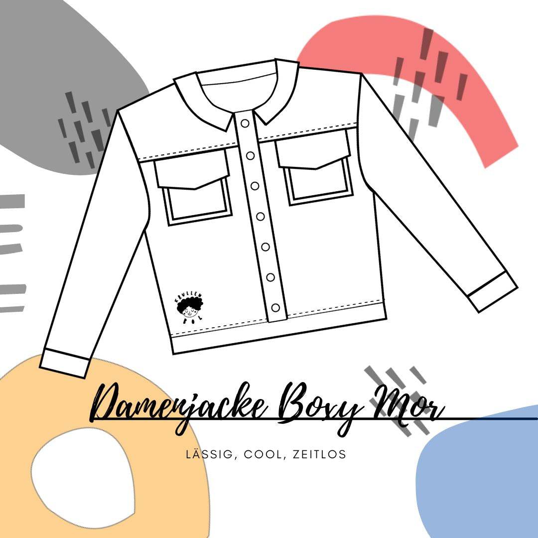 Schnittmuster Jacke Boxy Mor Gr. 32-50 - Sewando