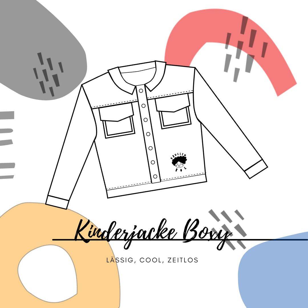 Schnittmuster Kinderjacke Boxy Gr. 74-164 - Sewando