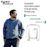 Schnittmuster Pullover "Schulter zum Anlehnen" Herren Gr. 44 - 64