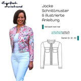 Schnittmuster Jacke „Verrüscht noch mal“ Damen Gr. 32 - 62 - Sewando