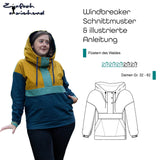 Schnittmuster Windbreaker „Flüstern des Waldes“ Damen Gr. 32 - 62 - Sewando