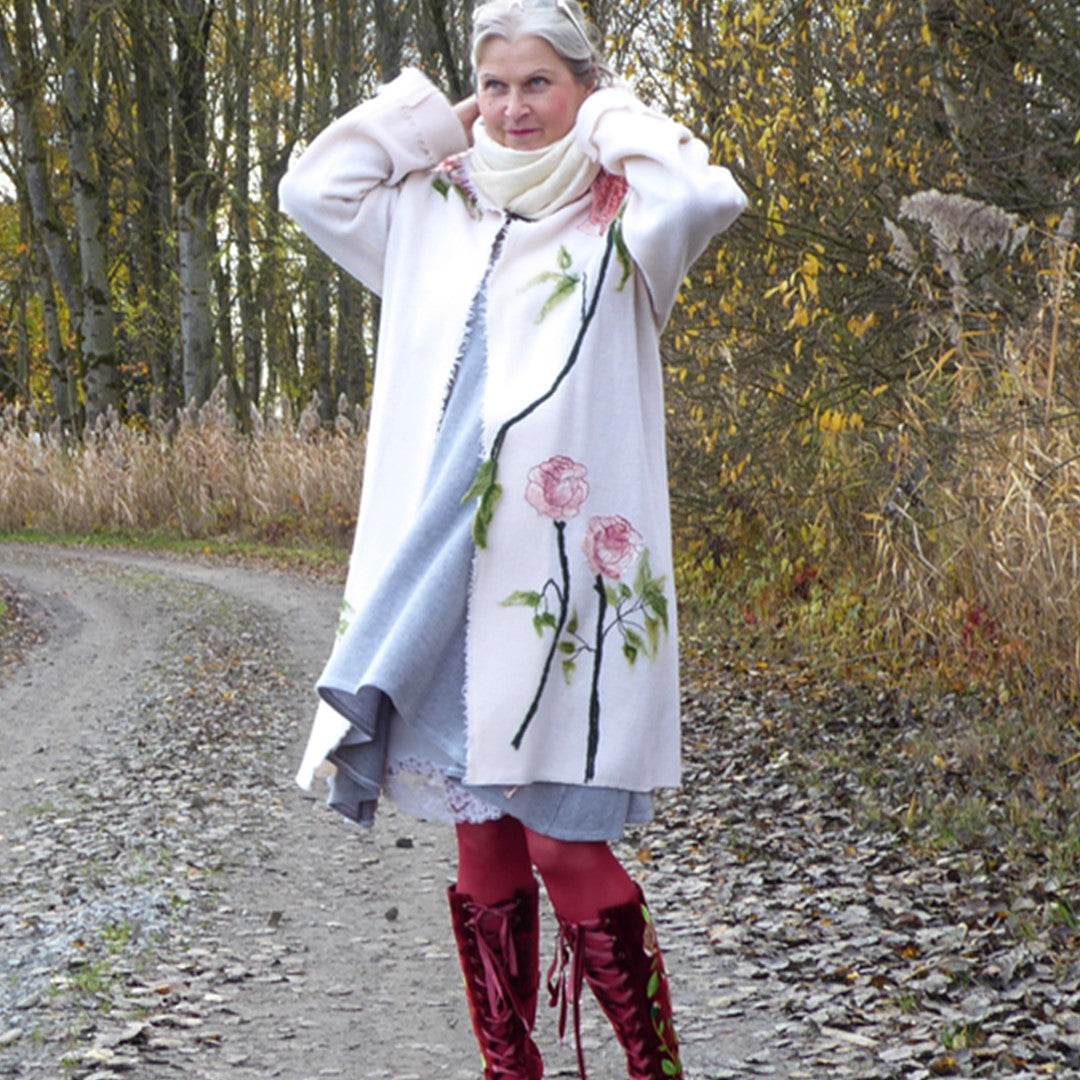 Schnittmuster Mantel Silva | Cardigan - A4-/Großformatdatei - Sewando