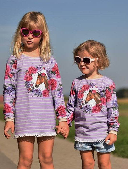 Happy Loris - Gr 74-152 - Langarmshirt + T-Shirt Schnittmuster - Sewando