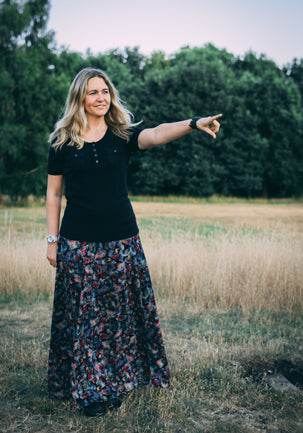 Schnittmuster timtom WOMEN No.2 Maxirock in 6 Weiten und 7 Längen (Gr. 34-56, 1,5m-1,85m Körpergröße) - Sewando