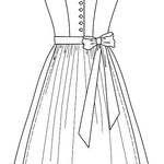 Schnittmuster Hochgeschlossenes Dirndl Marie Gr. 34-48 : - Sewando