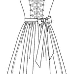 Schnittmuster Dirndl Schneewittchen Gr. 34-52 : - Sewando