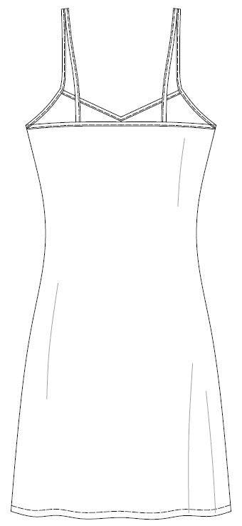 Schnittmuster Unterkleid Uschi Gr. 34-50 : - Sewando