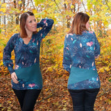 Niela's schräges Teil - Schnittmuster Shirt, Kleid in den Größen 32-54 - Sewando