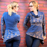 Niela's schräges Teil - Schnittmuster Shirt, Kleid in den Größen 32-54 - Sewando