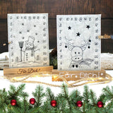 Stickdatei ITH Adventskalender Tischadventskalender togo Weihnachten Advent - Sewando