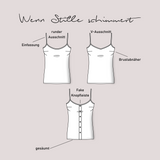 Schnittmuster Top "Wenn Stille schimmert" Damen Gr. 32 - 56