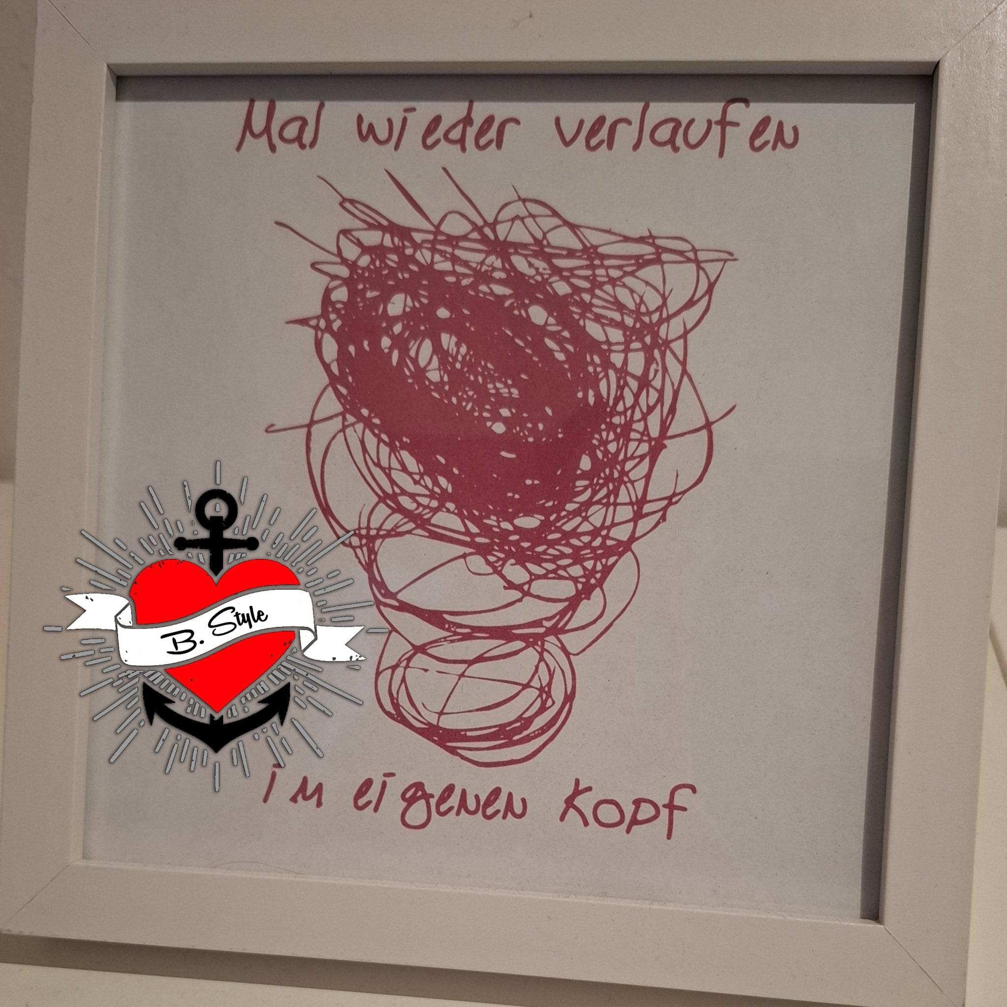 *Wieder mal verlaufen* Plotterdatei - Sewando