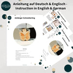 Stickdatei Schmetterling Anhänger Set, ITH für 10x10 und 2,5x6 Rahmen - Sewando