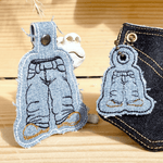 Stickdatei Baggy Pant Anhänger Set, ITH Anhänger in 3 Größen - Sewando