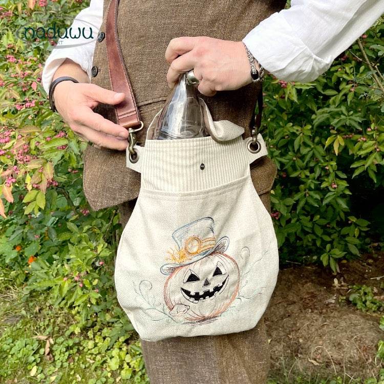 Stickdatei Kettle Bag Set mit 5 Größen, ITH Stickdatei Tasche - Sewando