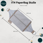 ITH Stickdatei Crossbody Bag 15x21, In The Hoop Tasche PaperBag Stulle - Sewando