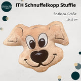 Stickdatei Hund Stuffie Set, ITH Kuschelkissen Schnuffelkopp in 16x14 - Sewando