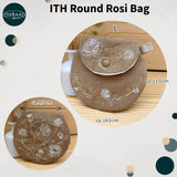 Stickdatei Round Rosi Bag 16x23, ITH runde Tasche - Sewando