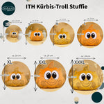 Stickdatei Kürbis-Troll Stuffie Set mit 7 Größen, ITH Kuscheltier - Sewando