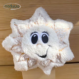 Stickdatei Sonne Stuffie 24x24, ITH Kuschelkissen Sunny - Sewando