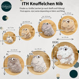 Stickdatei Knuffelchen Nib Set mit 7 Größen, ITH Stuffie - Sewando