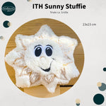 Stickdatei Sonne Stuffie 24x24, ITH Kuschelkissen Sunny - Sewando