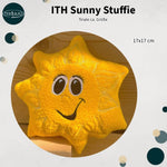 Stickdatei Sonne Stuffie 18x18, ITH Kuschelkissen Sunny - Sewando