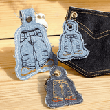 Stickdatei Baggy Pant Anhänger Set, ITH Anhänger in 3 Größen - Sewando
