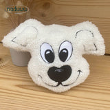 Stickdatei Hund Stuffie Set, ITH Kuschelkissen Schnuffelkopp in 24x22 - Sewando