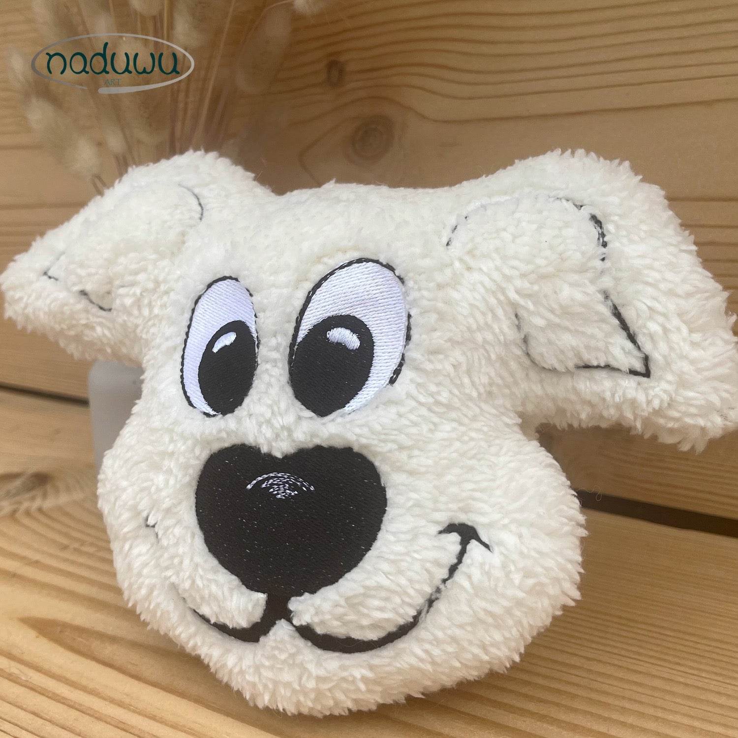 Stickdatei Hund Stuffie Set, ITH Kuschelkissen Schnuffelkopp in 13x12 - Sewando