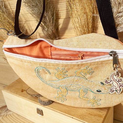 ITH Stickdatei Crossbody Bag 18x30 mit Innentasche, BeanBag - Sewando