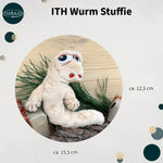 Stickdatei Wurm ITH für 13x16, In the hoop Kuscheltier - Sewando