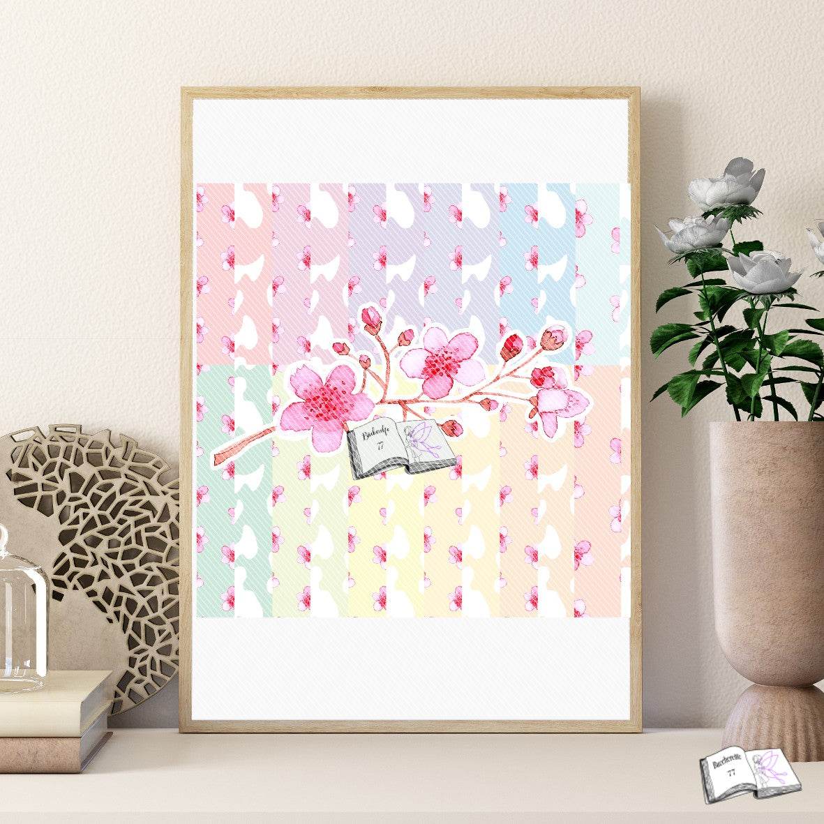 Digiset Kirschblüte Plotten, Sublimation, Drucken - Sewando