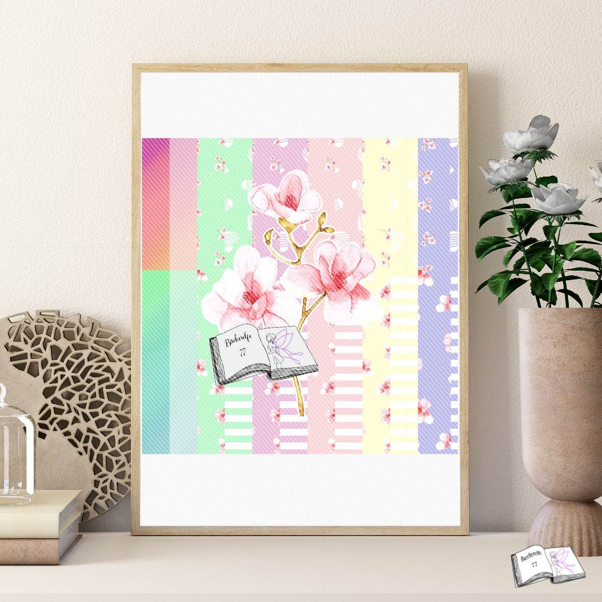 Digiset Magnolie Plotten, Sublimation, Drucken - Sewando