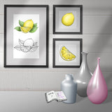 Digiset Miniset Zitrone, Plotterdatei, Sublimation, Digistamp, Digipaper - Sewando