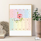 Digiset Mohnblume Plotten, Sublimation, Drucken - Sewando