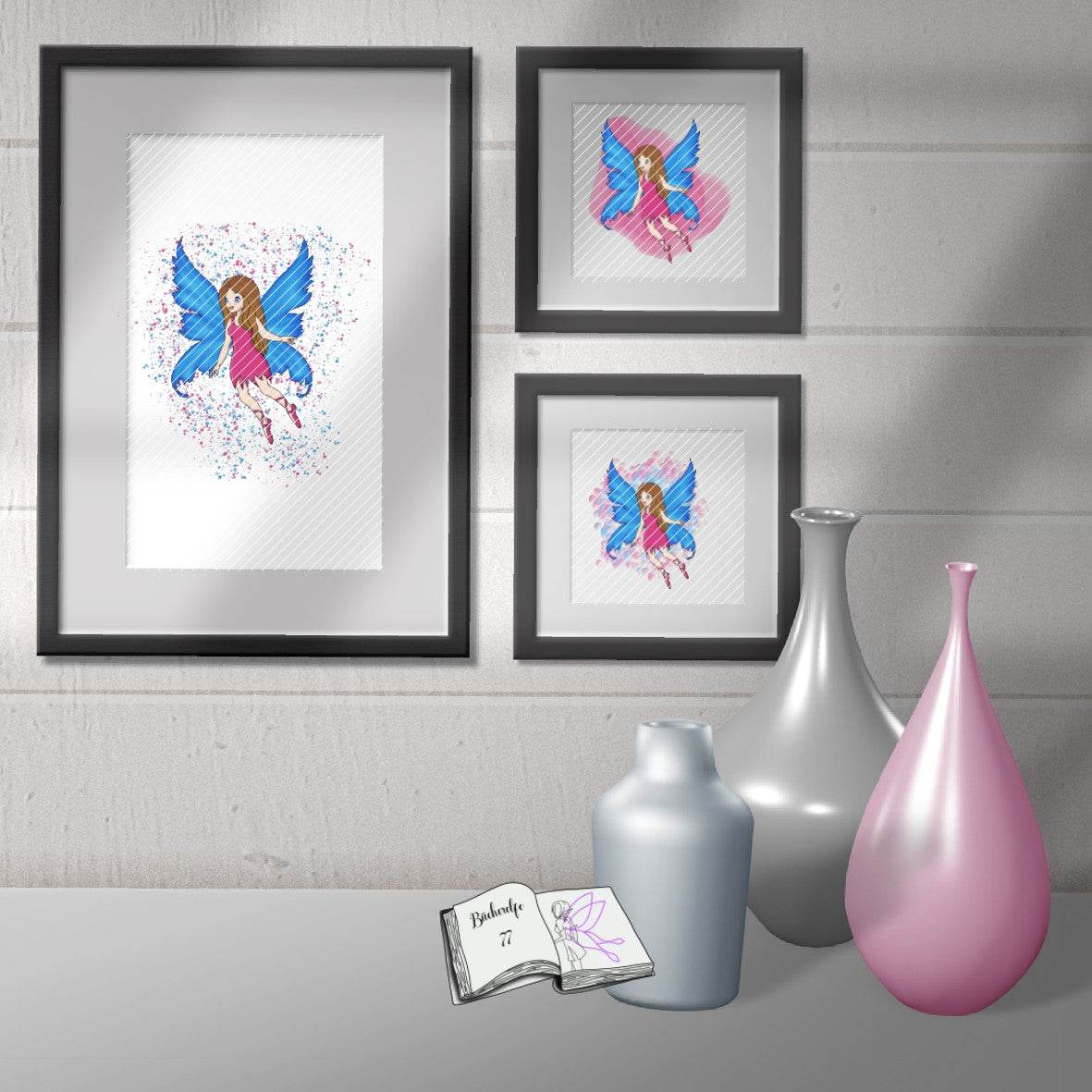 Digiset Elfe, Digistamp, Digipaper, Plotterdatei, Sublimation, Druck - Sewando