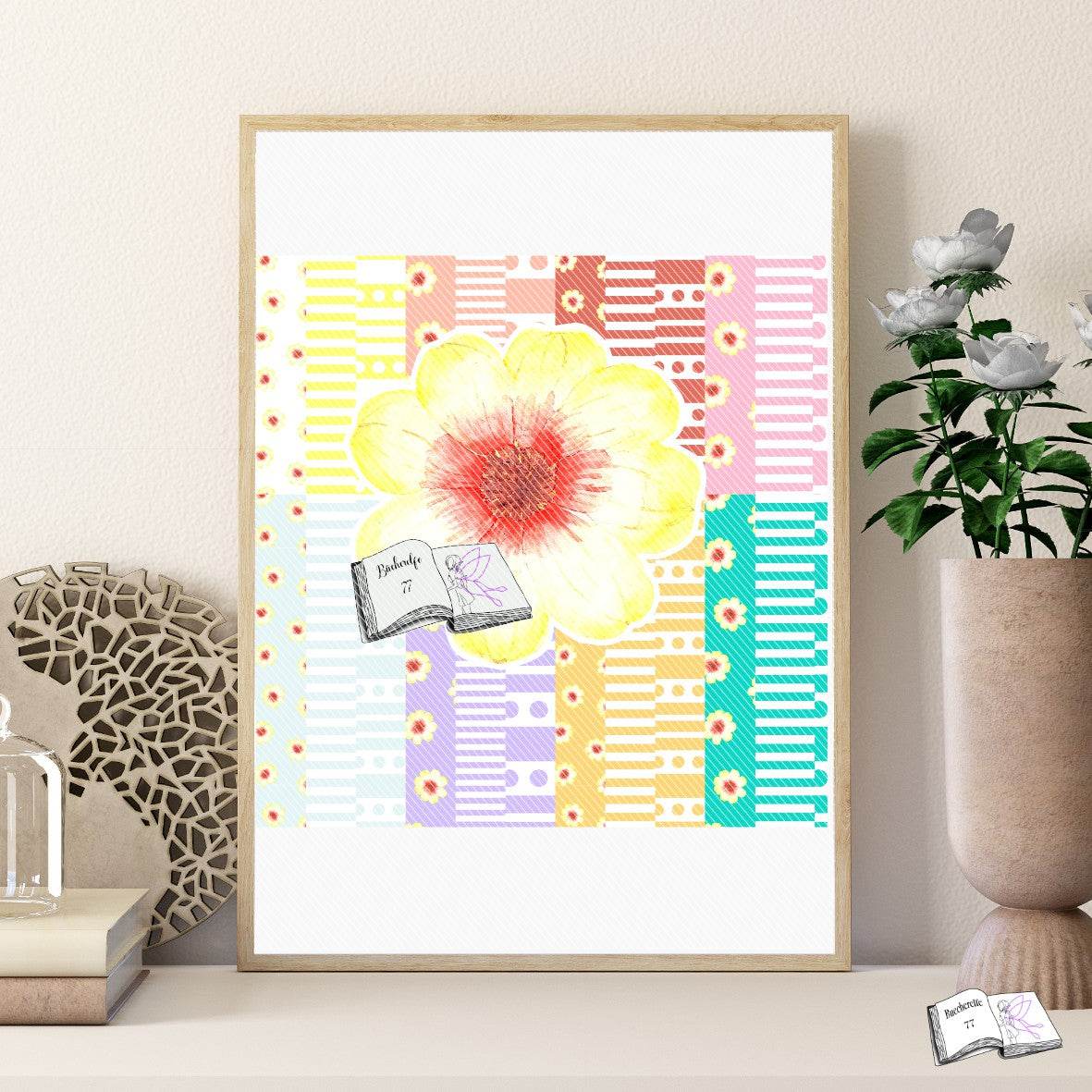 Digiset Gartendahlie Plotten, Sublimation, Drucken - Sewando