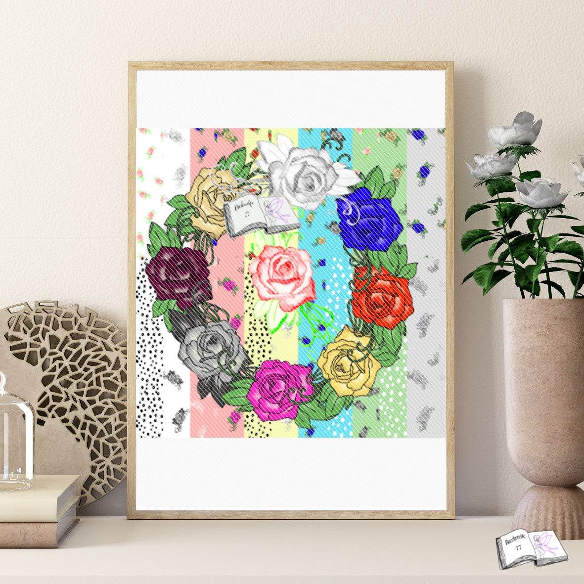Digiset Rosen Plotten, Sublimation, Drucken - Sewando