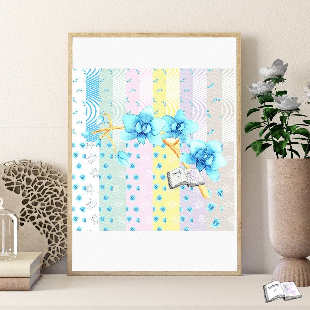 Digiset Orchidee Plotten, Sublimation, Drucken - Sewando
