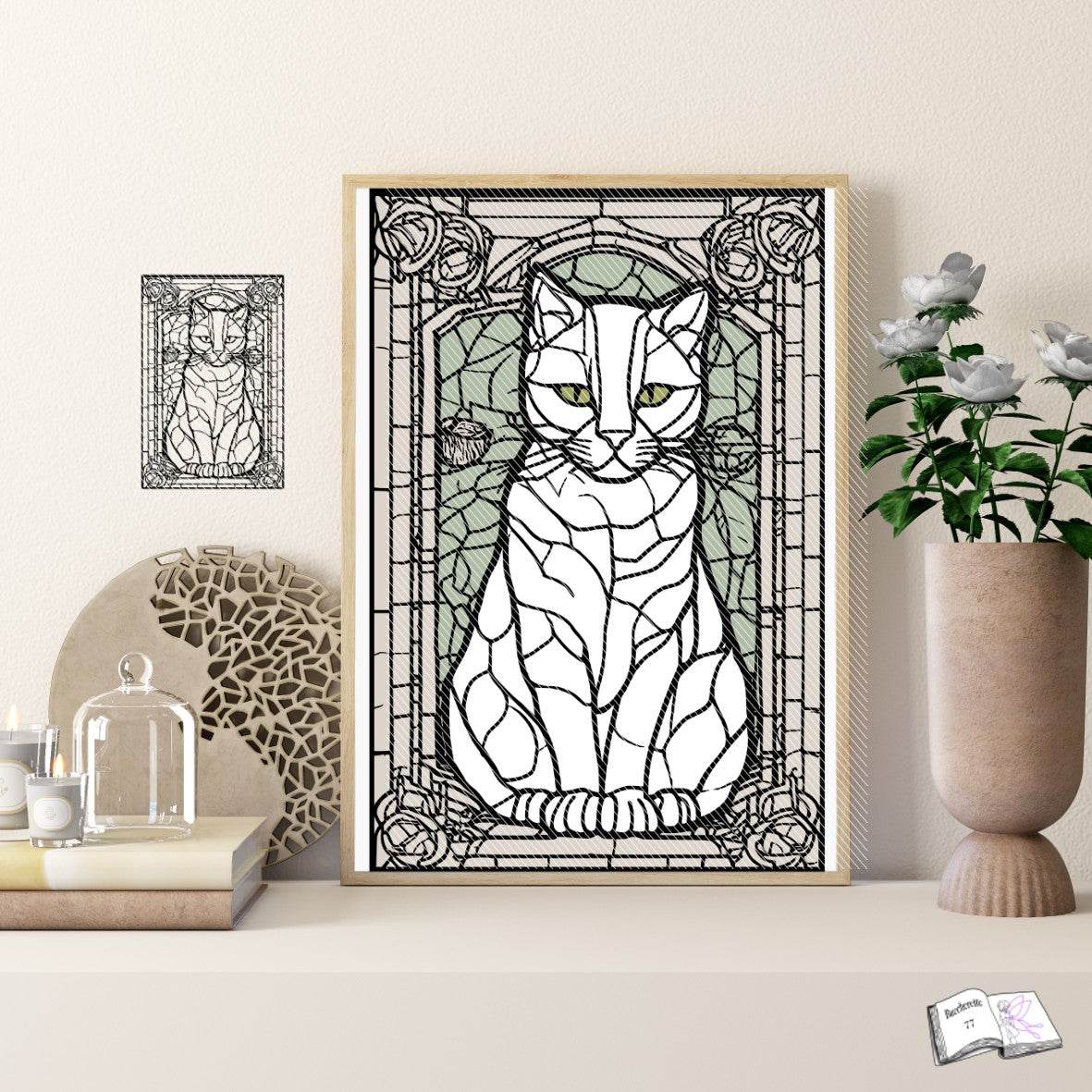 Plotterdatei Katzen Fenster Plotten, Sublimation, Drucken, Digistamp - Sewando