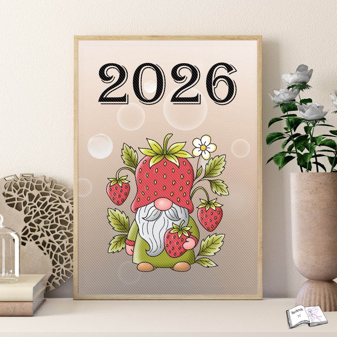 Kalender, Familienplaner 2026 zum Drucken - Sewando
