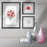 Digiset Mohnblumenstrauß, Plotterdatei, Sublimation, Digistamp, Digipaper - Sewando