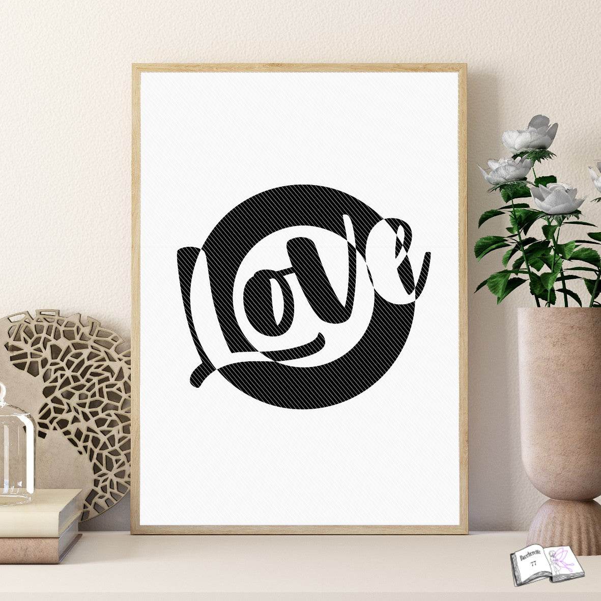 Plotterdatei Love Plotten, Sublimation, Drucken, Digistamp - Sewando
