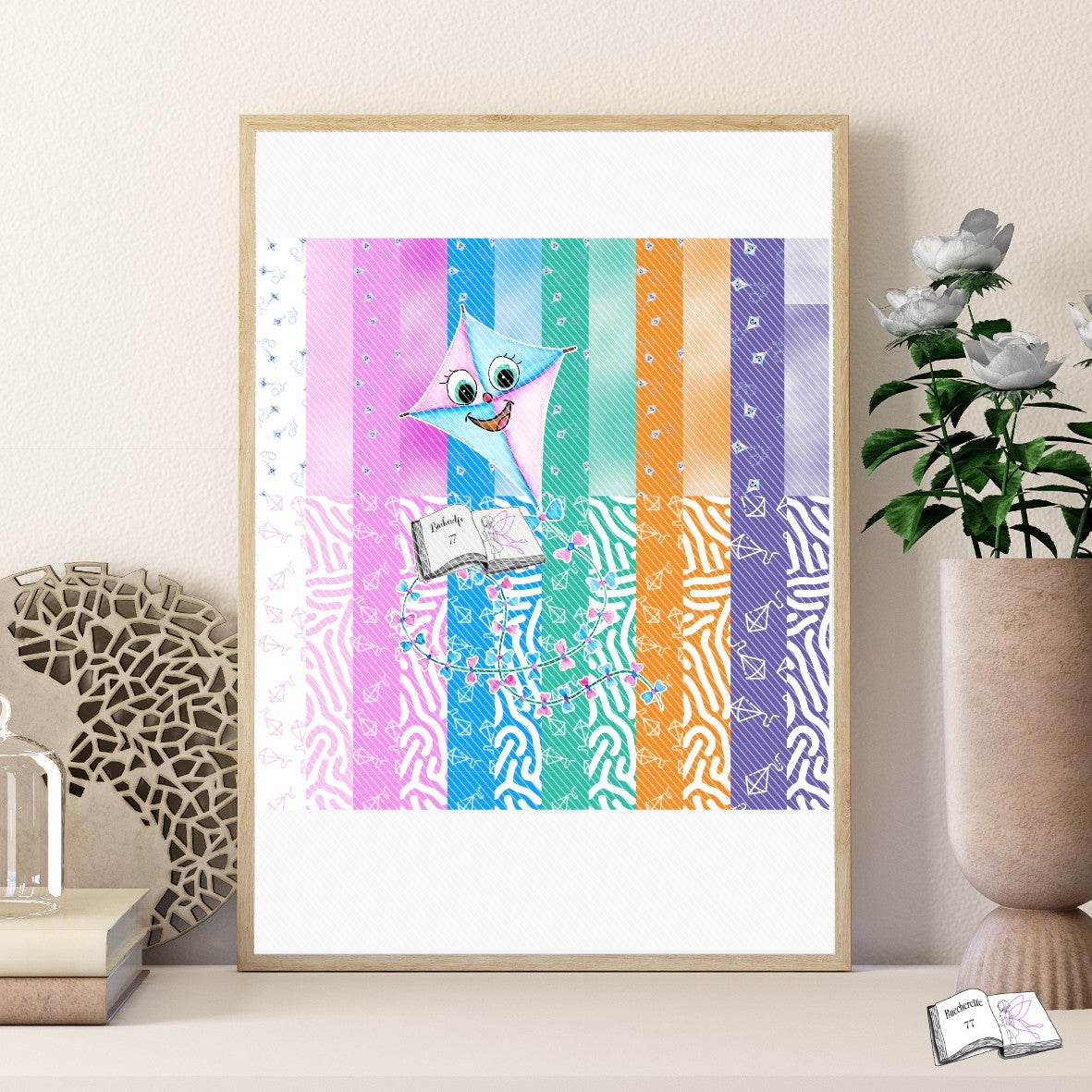 Digiset Flugdrache Plotten, Sublimation, Drucken - Sewando
