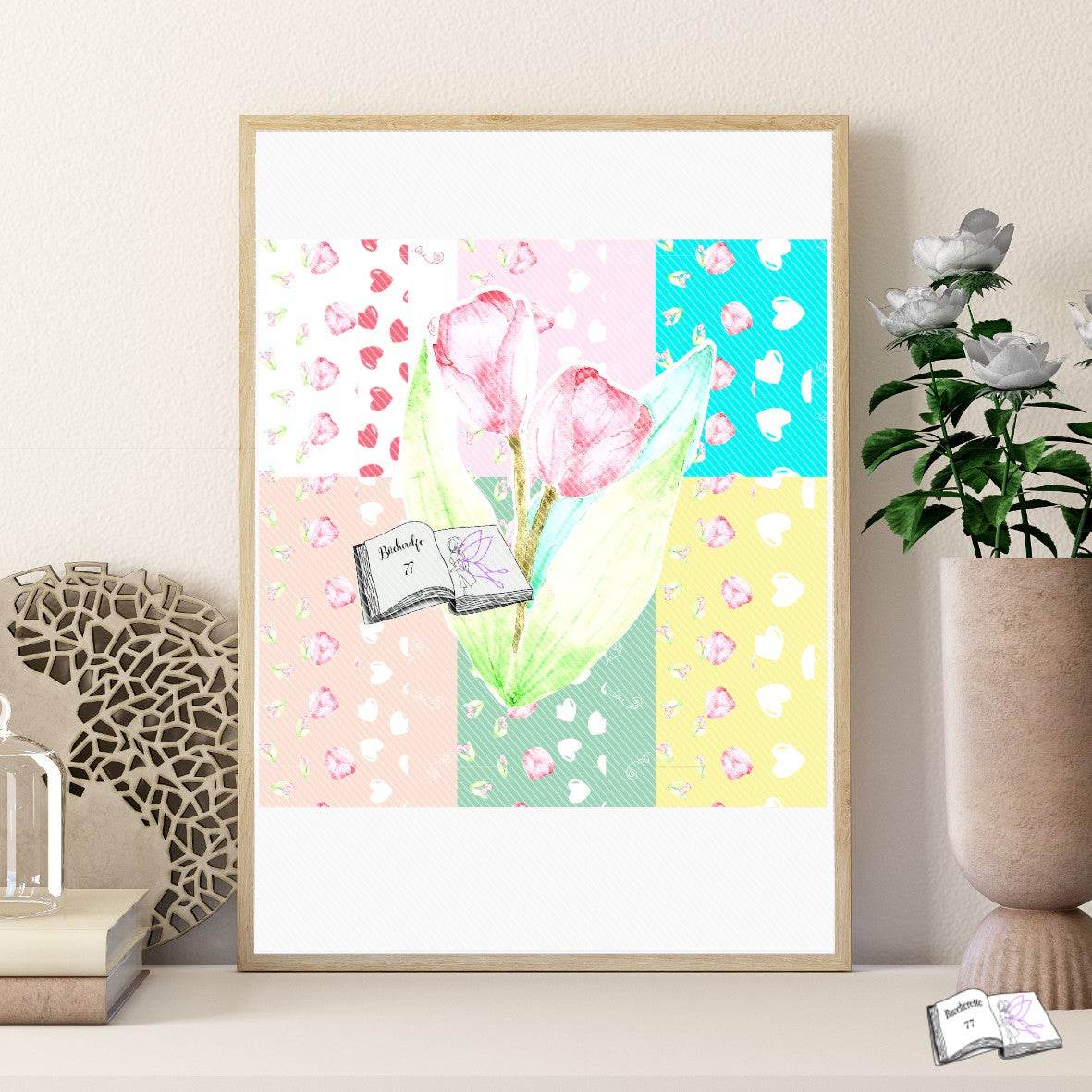 Digiset Tulpe Plotten, Sublimation, Drucken - Sewando