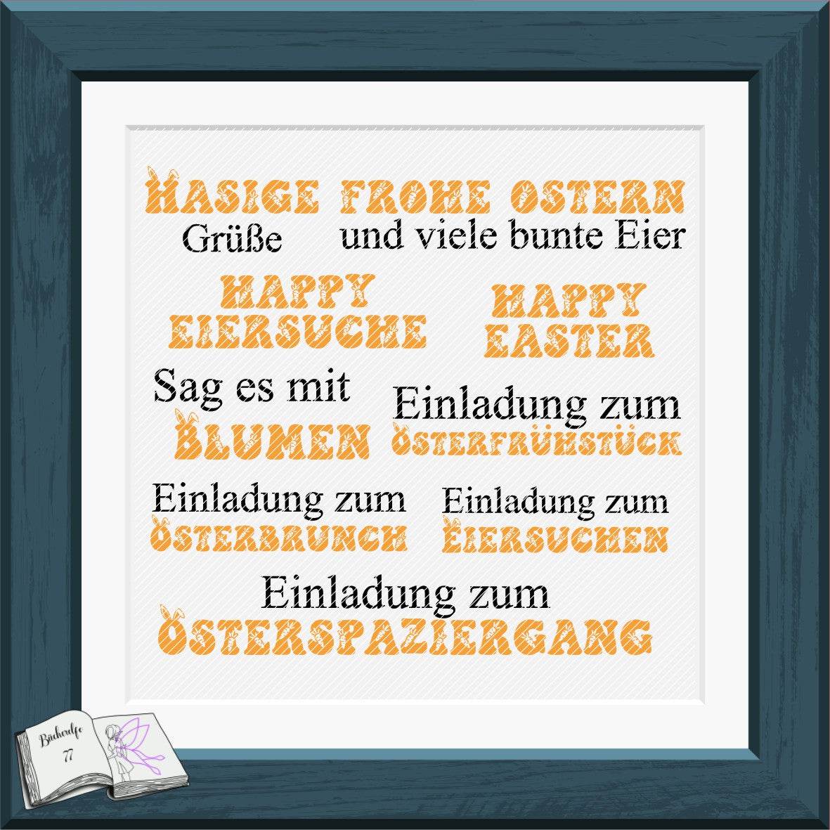 Digiset Frühlingshasi, Plotten, Sublimation, Drucken, Digistamp - Sewando