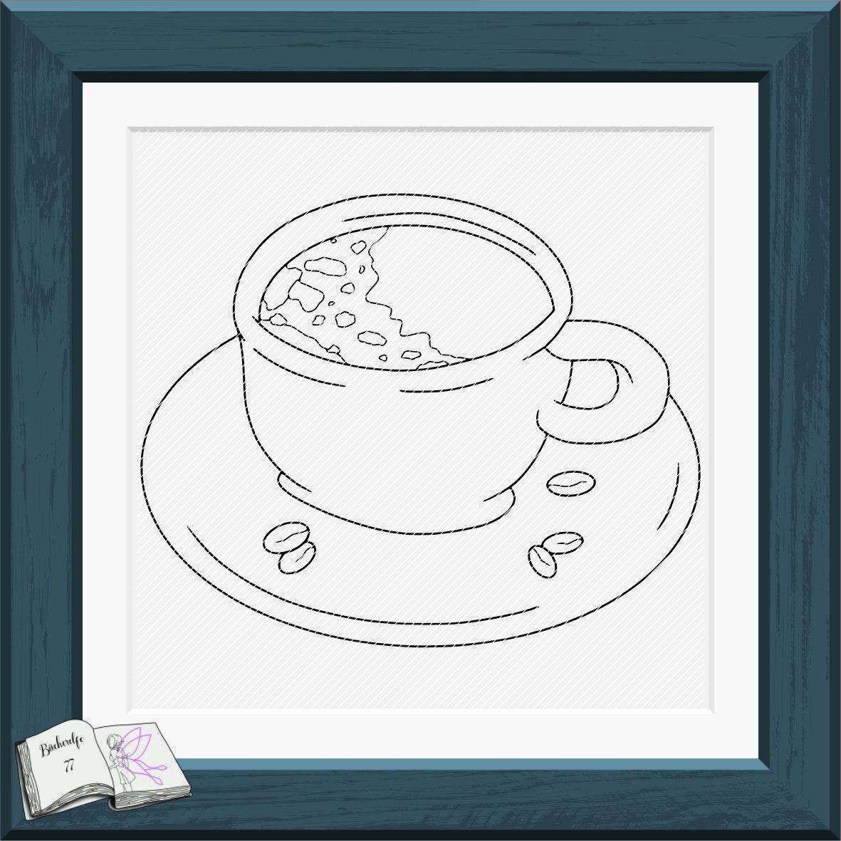 Digistamp Kaffeetasse Plotterdatei, Sublimation, Drucken, ! - Sewando