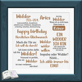 Digiset Widder Willi mit Forsythie Sublimation, Digistamp, Digipaper ! - Sewando