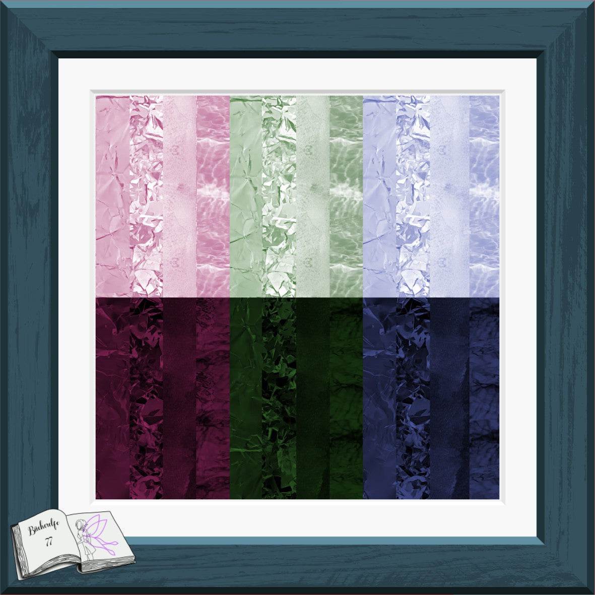 Digiset Mandala mit Oleander Sublimation, Digistamp, Digipaper - Sewando